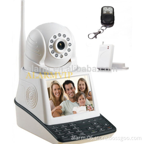 wift network video alarm with 360 degree camera and two way communication